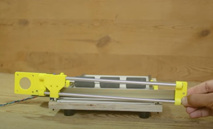 diy paper cutter rail