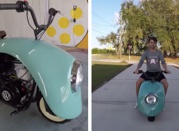 Man Builds Volkswagen Inspired Mini-Bike That Actually Works
