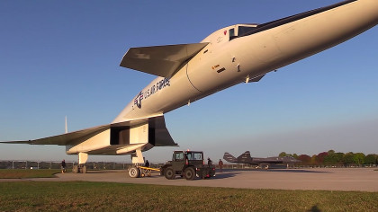 Last Surviving XB-70 Super Bomber Towed Out of Its Hangar