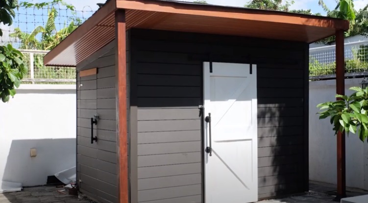 diy garden shed complete