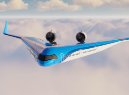 The new Flying-V substantially upgrades speed and carries passengers in its wings