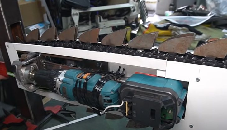 diy chainsword drive motor