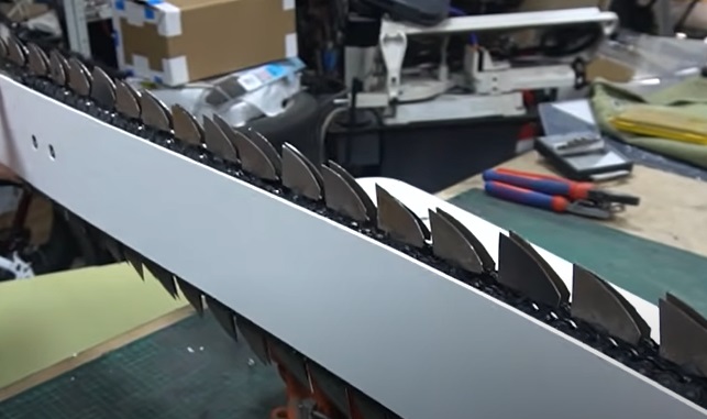 diy chainsword decorations