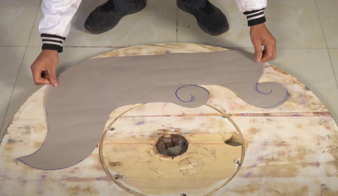 diy wooden sleigh sides