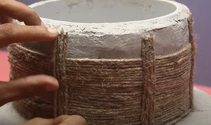 diy hut fountain string