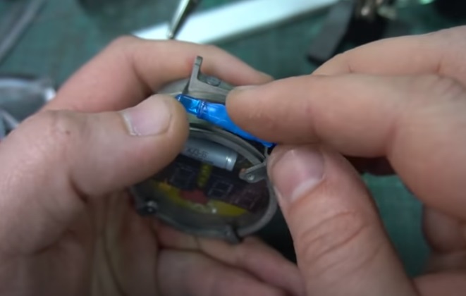 diy watch and dosimeter LED