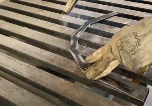 diy garden hose holder weld arch