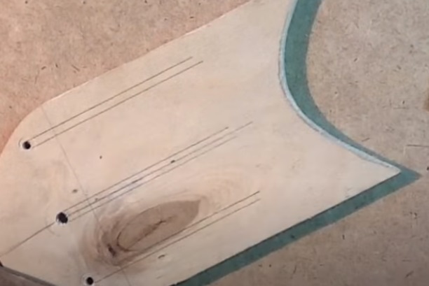 diy roof shelf kerf lines