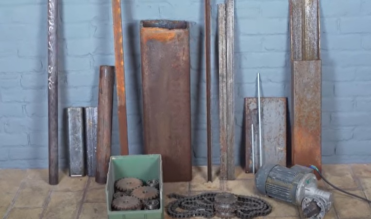 diy electric pipe bender scrap pieces