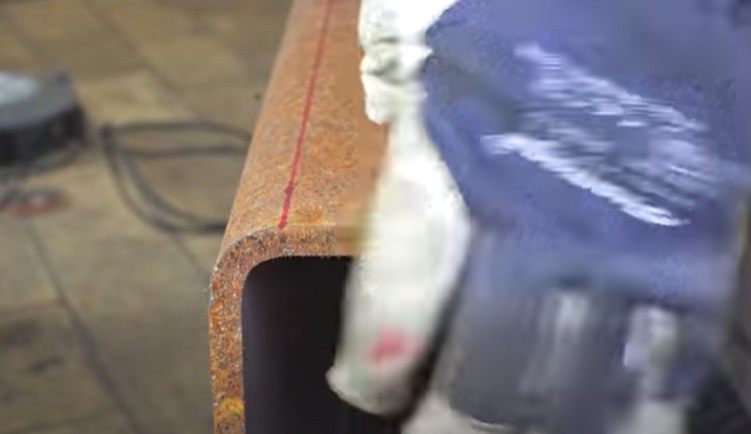 diy electric pipe bender cut off top