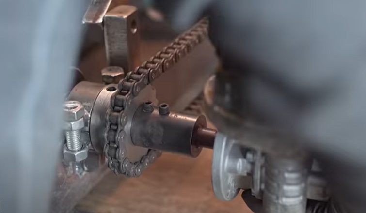 diy pipe bender machine mount motor