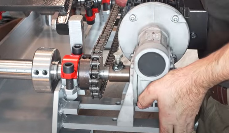 diy electric pipe bender reattach motor