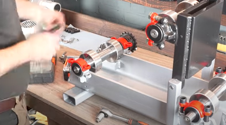 diy electrical pipe bender reassemble