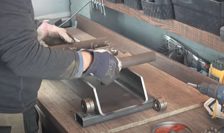 diy electric pipe bender rollers