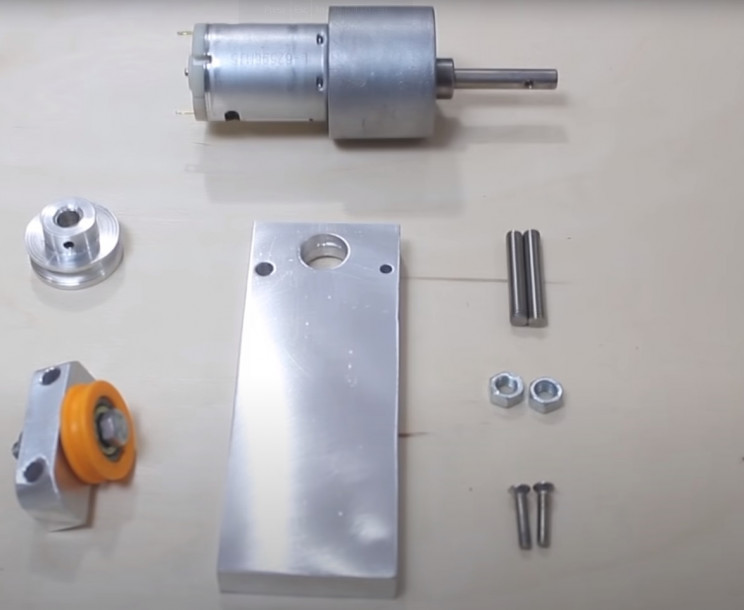 teflon wrapping machine threading assembly