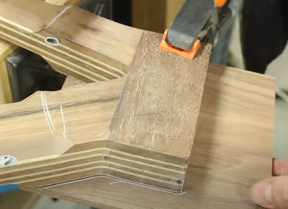diy wooden bike headtube