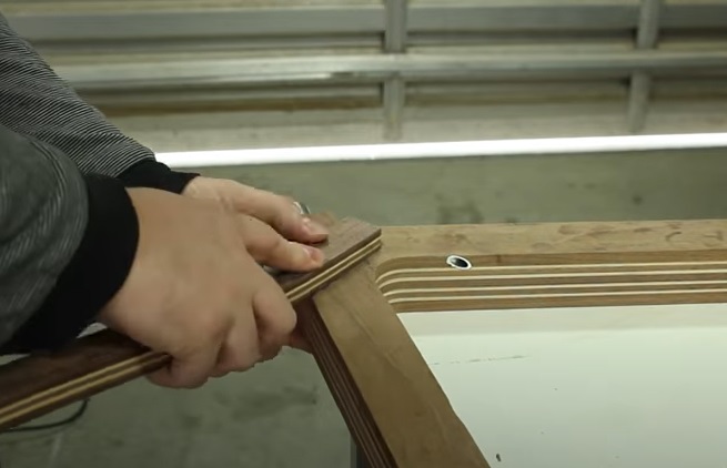 diy wooden bike seat stays in place