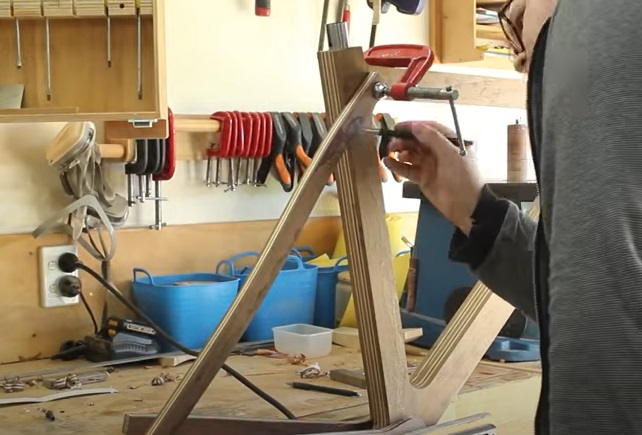 dy wooden bike mock up seatstays