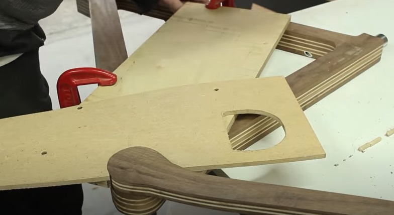 diy wooden bike stays on bike