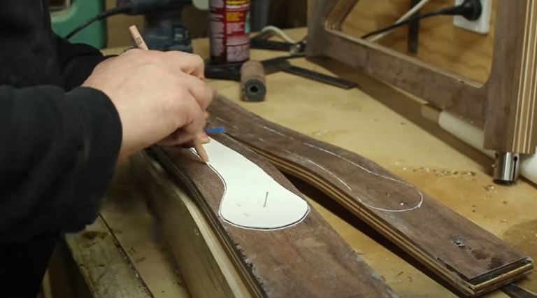 diy wooden bike stays shapes