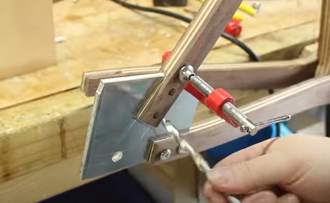 diy wooden bike wheel mounts rear