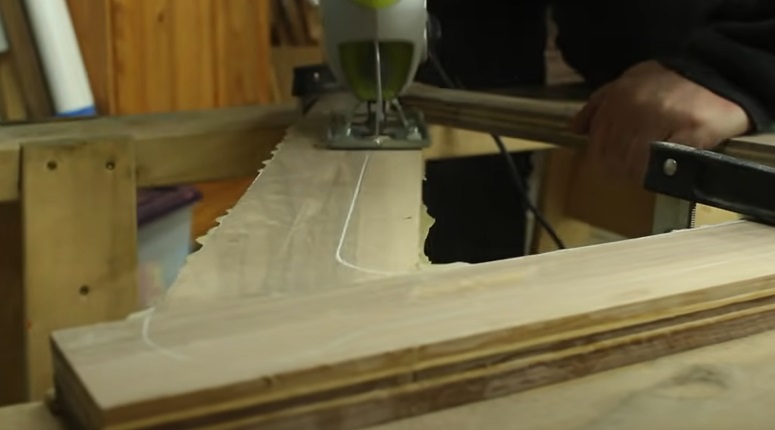 diy wooden bike trim frame