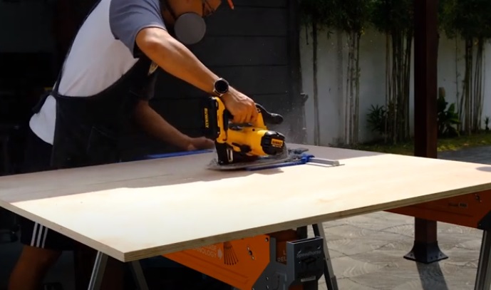 diy drop box cut timber to size