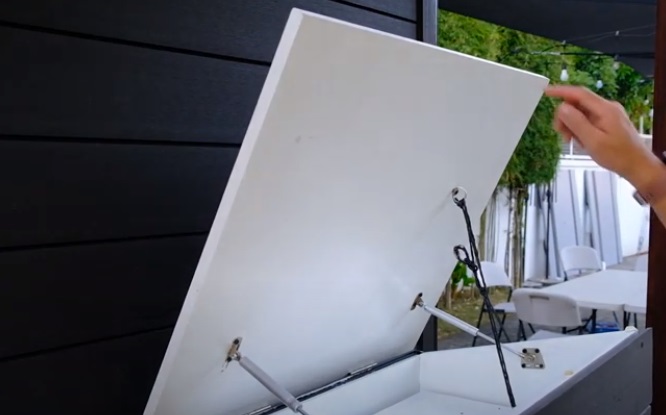 diy drop box hinges and trap door