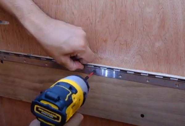 diy drop box mount hinge