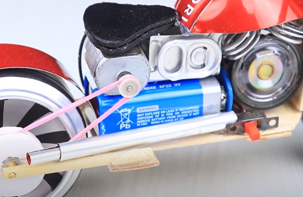 diy toy bike exhaust pipe