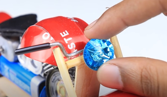 diy bike toy fake headlight