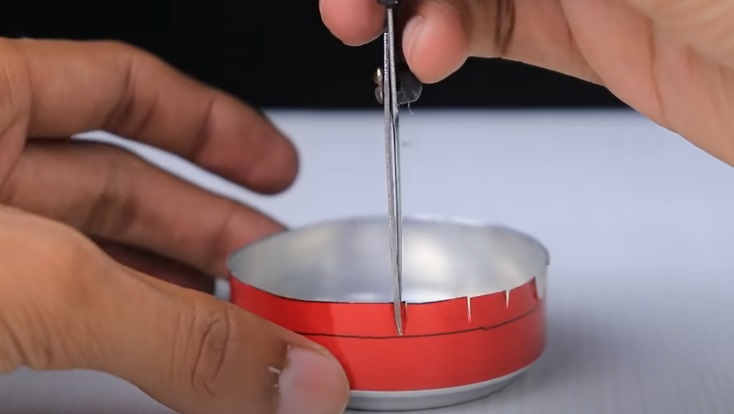 diy toy bike snip band of can