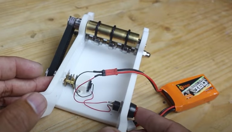motorized notepad wiring
