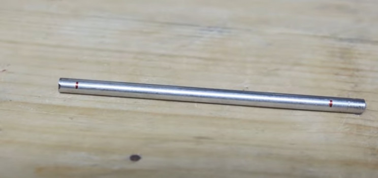 motorized notepad steel rod