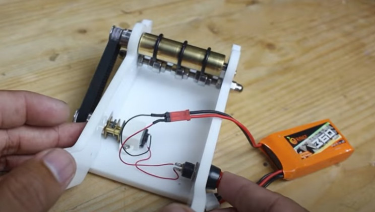 motorized notepad wiring