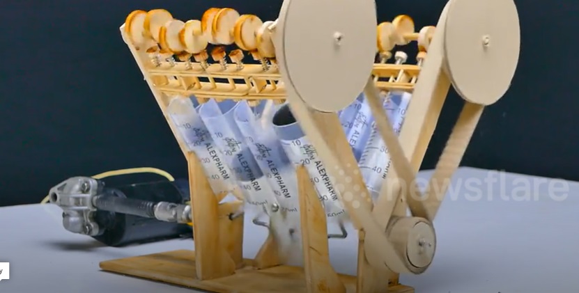 diy v8 engine model complete