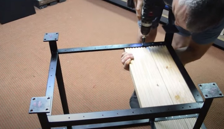 diy grill base wood