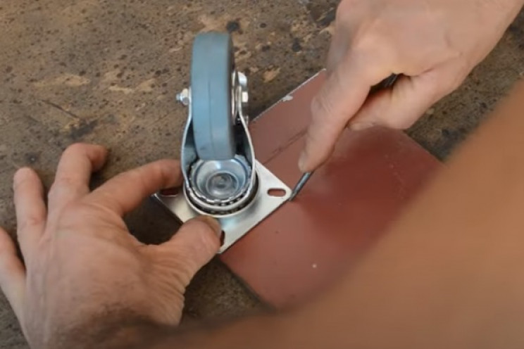 diy grill casters