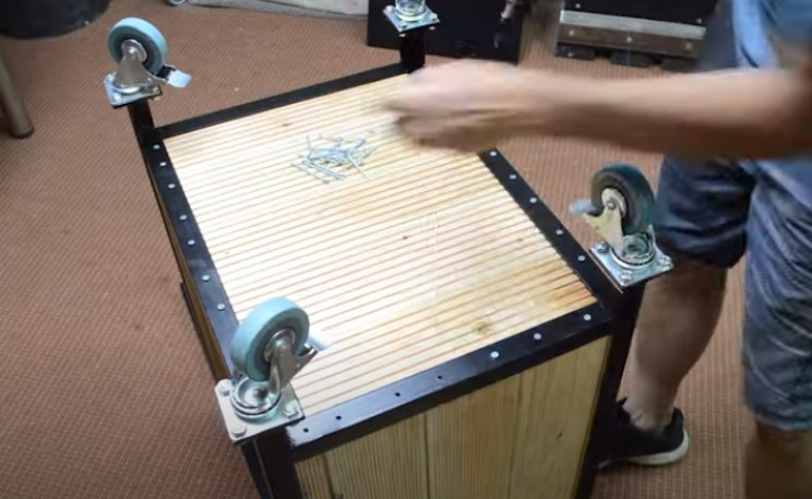 diy grill cart base