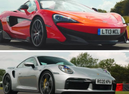 Supercar Drag Race! A Porsche 911 Turbo S Goes Up Against a McLaren 600LT
