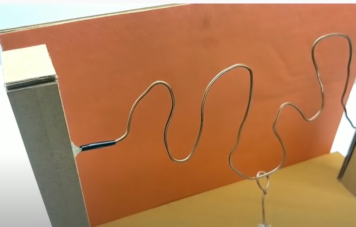 diy buzz wire game tape