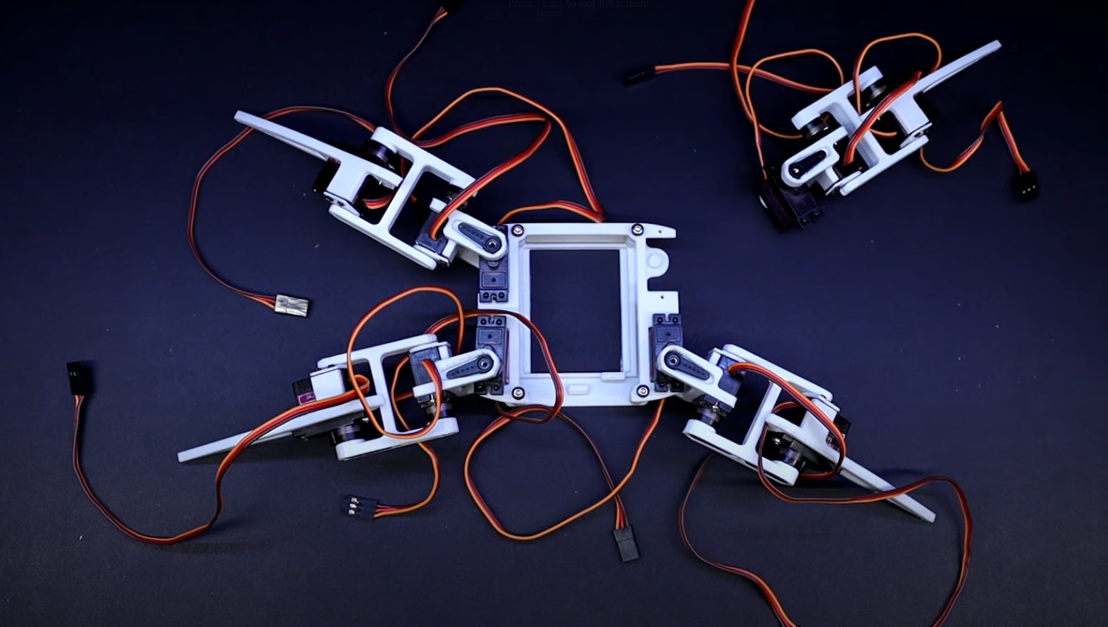 arduino spider legs to body