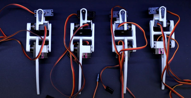 arduino spider all legs