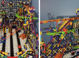 Guy Builds K’Nex Pinball Machine With Automatic Scoring in 400 Hours