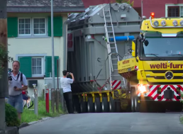 A 190-Ton Transformer Is Transported across Germany to Switzerland in Just 16 Days