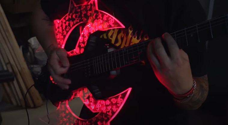diy guitar finished