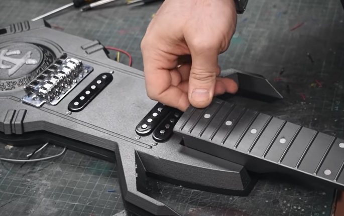 diy guitar neck to body