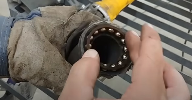 diy street fighter bike bearing race