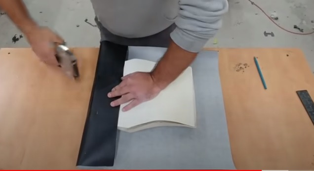 diy streetfighter seat vinyl coverings