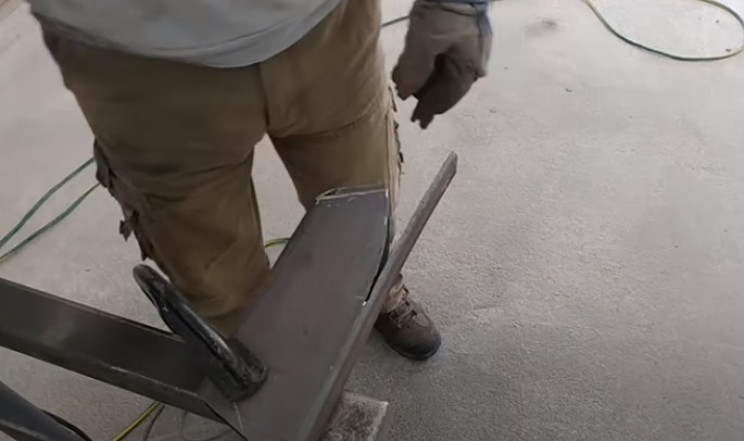 diy streetfighter bike steel pieces